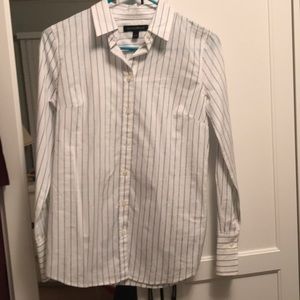 Banana republic stripped button down